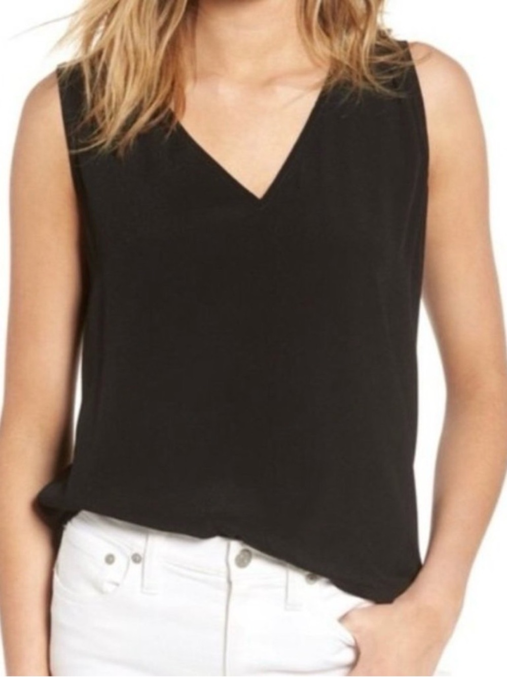 Madewell Daybloom Popover Blouse, XXS, Black